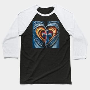 Denim Love 6 Baseball T-Shirt
